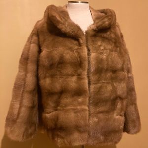 VTG mink fur swing coat